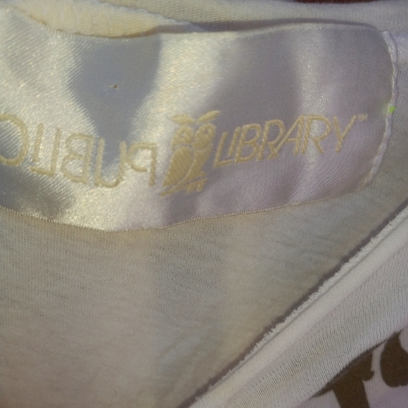 Rare Barbie Top by Public Library Sz. M - Picture 4 of 7